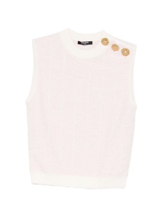 Balmain Tweed Tank Top