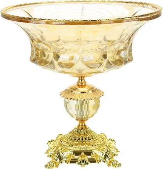 Mark Roberts Classic Pedestal Bowl in Amber at Nordstrom