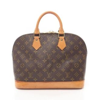 Louis Vuitton Pre-owned Handbags, female, Brown, Size: ONE SIZE Pre-owned Alma Monogram Handbag