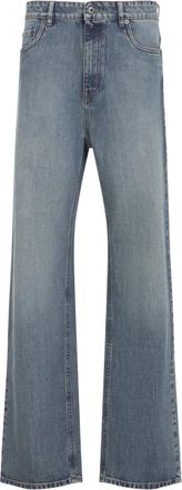 Miu Miu Flared Jeans, female, Blue, Size: W28 Cotton Pants