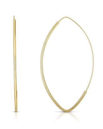 Italian Gold, Inc 14K Large Hoops