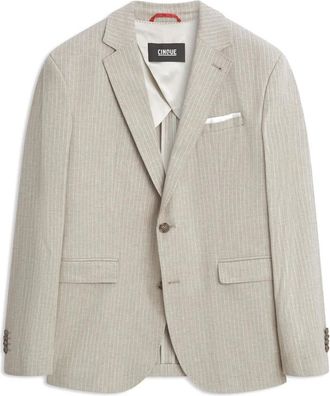Cinque Cinque, Jassen, Heren, Beige, M, Leer, Blazer