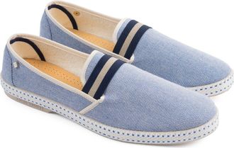 Rivieras Shoes College Slip-On in Oxford Light Blue Fabric at Nordstrom, Size 43