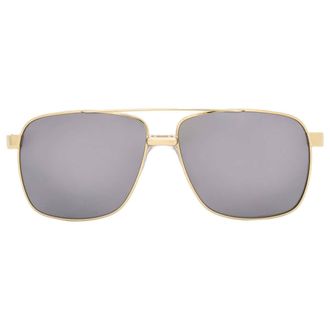 Versace Polarized Dark Grey Mirror Silver Navigator Mens Sunglasses VE2174 1002Z3 59