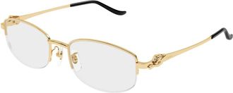 Cartier Glasses, female, Yellow, Size: 52 MM Panth&egrave;re Optical Frame