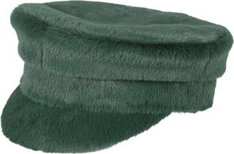 Ruslan Baginskiy Stijlvolle Baker Boy Hoed - Dames - Hoeden - Groen - M - Katoen - Accessoires