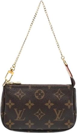 Louis Vuitton Pre-owned Mini Bags, female, Brown, Size: ONE SIZE Pre-owned Fabric Mini Bag