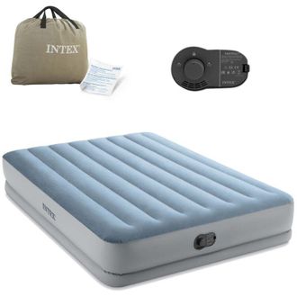 Intex Colch&oacute;n Inflable Raised Comfort Usb - 2 Plazas Intex