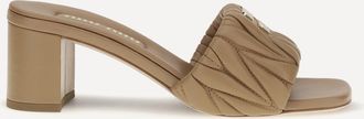 Miu Miu Logoed Sandals Female 36.5