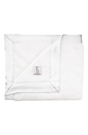 Little Giraffe Chenille Blanket in White at Nordstrom