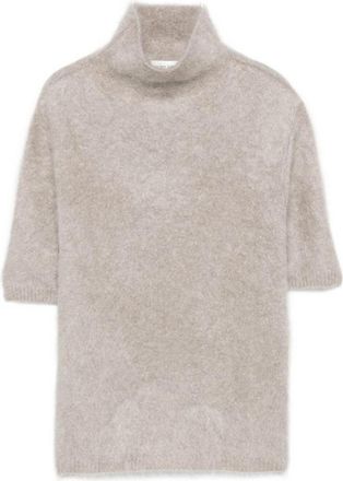 Soft Goat Cashmere Turtle-Neck Sweater