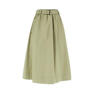Brunello Cucinelli Rok met riem - Dames - Rokken - Groen - Maat: M