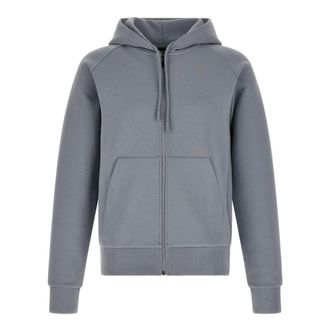 HUGO BOSS Hoodies & sweatvesten, Heren, Grijs, XL, Katoen, Zip-through Hoodie