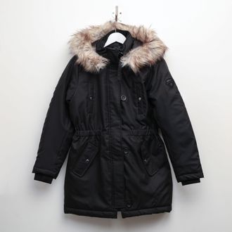 Only Dames Only Iris Winter Parka Jas in Zwart