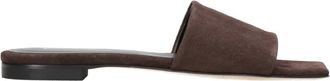 Semicouture Wide Band Slider - Dames - Sandalen - Bruin - 37 EU - Leer - Schoenen