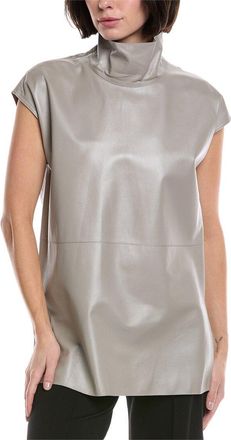 Akris Leather Top