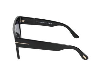 Tom Ford FT0847 Square Injected Frame Sunglasses - Black