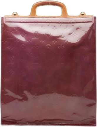 Louis Vuitton Pre-owned Tote Bags, female, Purple, Size: ONE SIZE Pre-owned Vintage Patent Leather Tote Bag