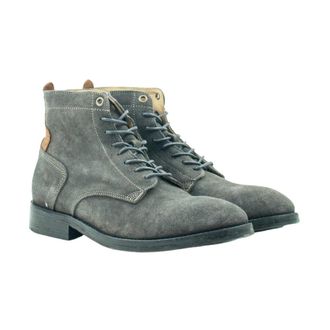 Hudson Mc Kendrick Laars - Heren - Veterlaarzen - Grijs - 44 EU - Leer - Schoenen