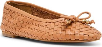 Steve Madden Divy Womens Flat Shoes Cognac Leather : 8.5 M