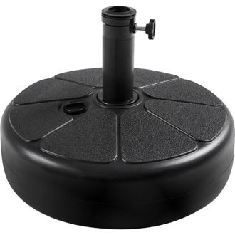 Yaheetech Homevive Base De Sombrilla Postes De 38mm/48mm Soporte De Pl&aacute;stico Rellenable 1,7kg Rellenable De Arena 36kg Y Agua 22l Para Sombrillas Soporte Paraso
