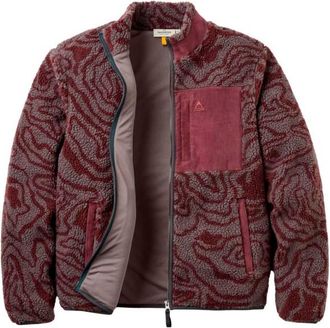 Passenger Trekker 2.0 Recycled Deep-Pile Sherpa Fleece Fleecejacke f&uuml;r Herren | braun