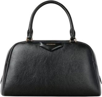 Givenchy Antigona East-West Bowling Bag - Dames - Handtassen - Zwart - ONE Size - Katoen - Tassen