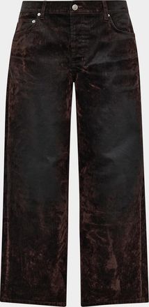 Ksubi Men & apos;s Maxx Brown Denim Straight-Leg Jeans