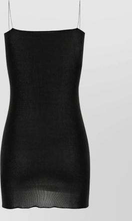 Gimaguas viscose tesa mini dress sheer straps