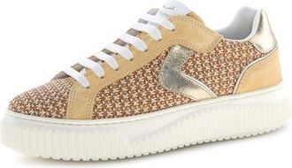 Voile Blanche Lipari Piped Sneaker in Beige at Nordstrom, Size 10Us
