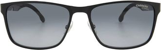 Carrera Grey Shaded Rectangular Unisex Sunglasses CARRERA 2037T/S 0807/9O 55