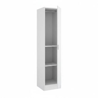 Dmora Armario 1 puerta 1 puerta 1 puerta madera blanca