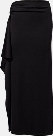 CHRISTOPHER ESBER Asymmetric draped jersey maxi skirt