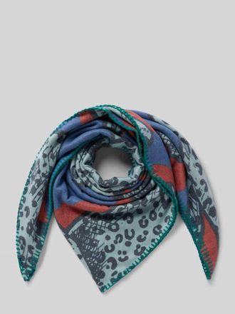 Codello Schal mit Ziernaht in Dunkelblau, Größe 1