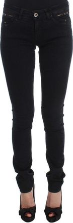 Costume National Cotton Slim Fit blue Womens Jeans