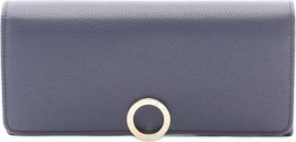Bulgari 2010-2025 Large Leather Bifold Wallet long wallets - Blue