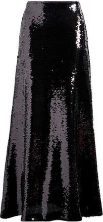 Reformation Gabriella Sequin Maxi Skirt in Black Sequin at Nordstrom, Size 0