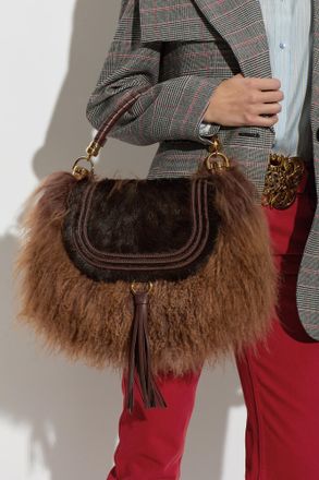 Chlo&eacute; Marcie Small Bag, Womens, Brown