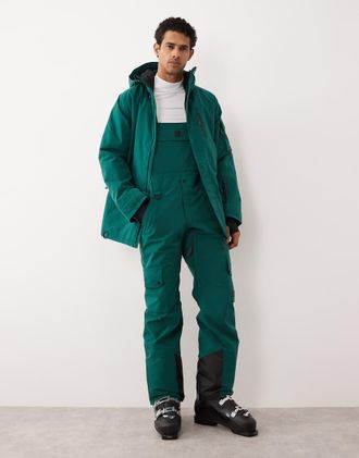 OOSC Yeh Man - Pantaloni con pettorina verde bosco