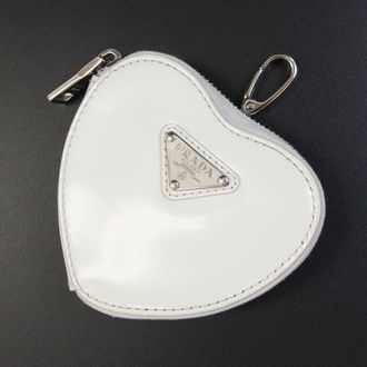 Prada White Leather Pouch (Pre-Owned)
