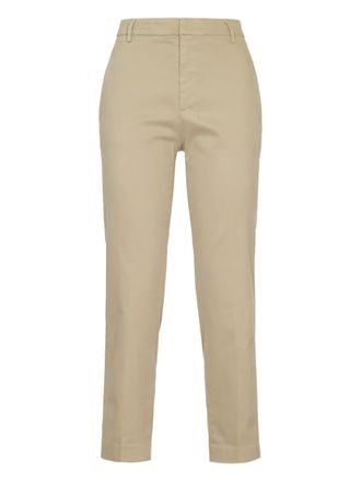 Dondup welt-pocket trousers - women - Fabric - 29 - Neutrals