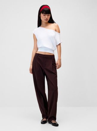 Twik Womens Pleated high-waist wide-leg dress pant Lola fit