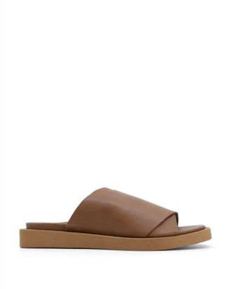 Bueno Womens Jesse Slide Sandal In Brown