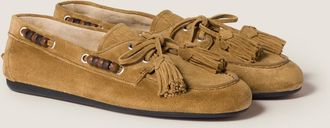 Miu Miu Suede tassel loafers