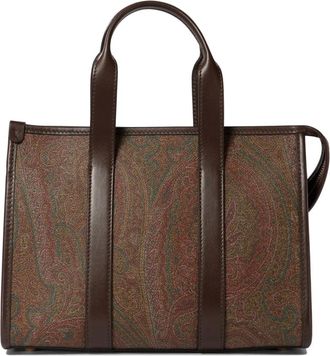 Etro Tassen, Dames, Bruin, ONE Size, Bruine Handtas met Ritssluiting