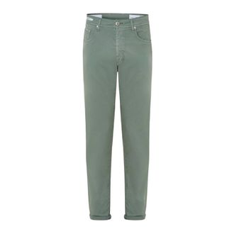 Sartoria Tramarossa Slim Fit Jeans, male, Green, W31, Beige Jeans Washed Green
