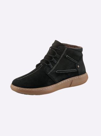 Gemini Stiefelette GEMINI, Damen, Gr. 41, schwarz, Nubukleder, Schuhe Stiefelette