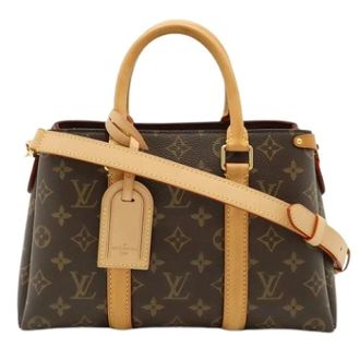 Louis Vuitton Pre-owned Vintage Leren Handtas - Dames - Pre-owned - Bruin - Maat: ONE Size Leer
