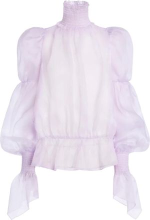 Genny Genny Hemden - Dames - Blouses & Shirts - Paars - Maat: M