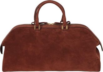 Alberta Ferretti Tassen, Dames, Bruin, ONE Size, Leer, Borsa con manici crosta